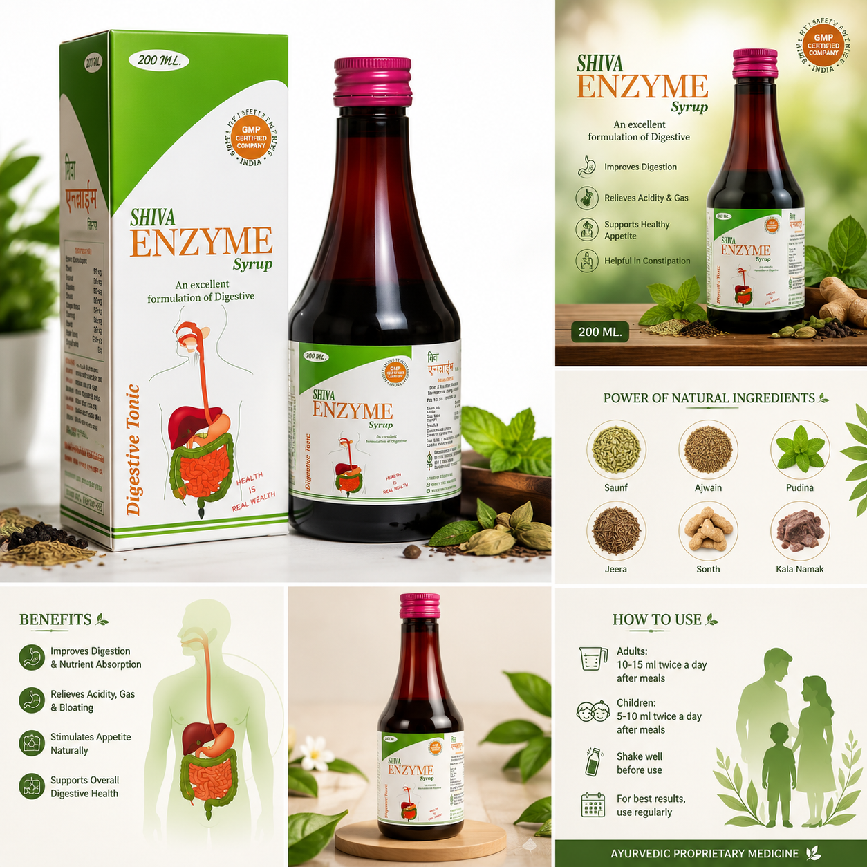 Herbal Digestive Enzyme Syrup
