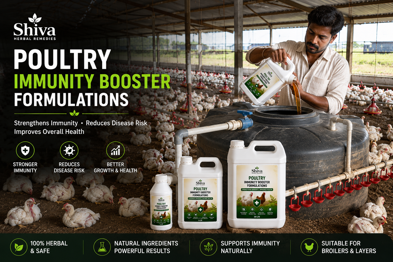 Poultry immunity booster